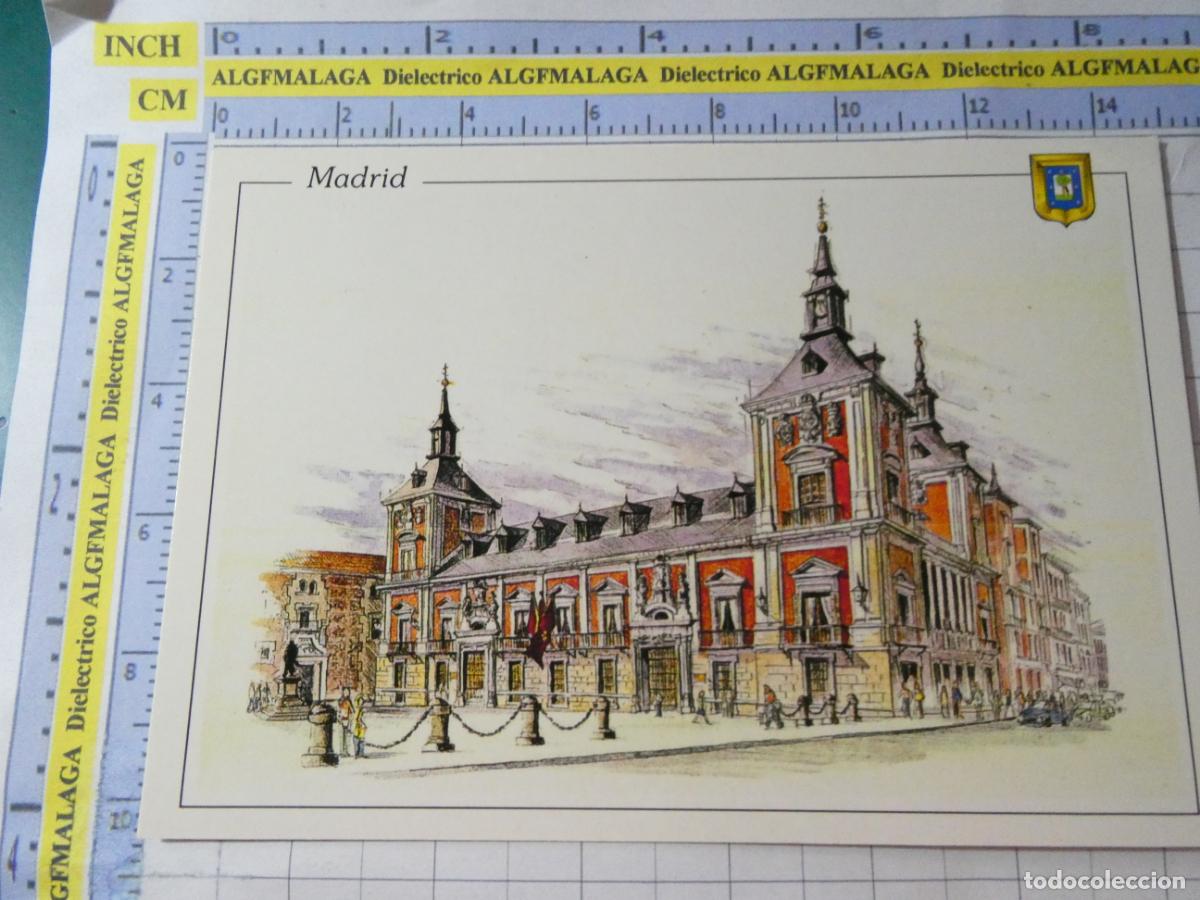 Postales: POSTAL DE MADRID. A&Ntilde;O 1995. AYUNTAMIENTO DIBUJO 201 ESCUDO ORO. 735