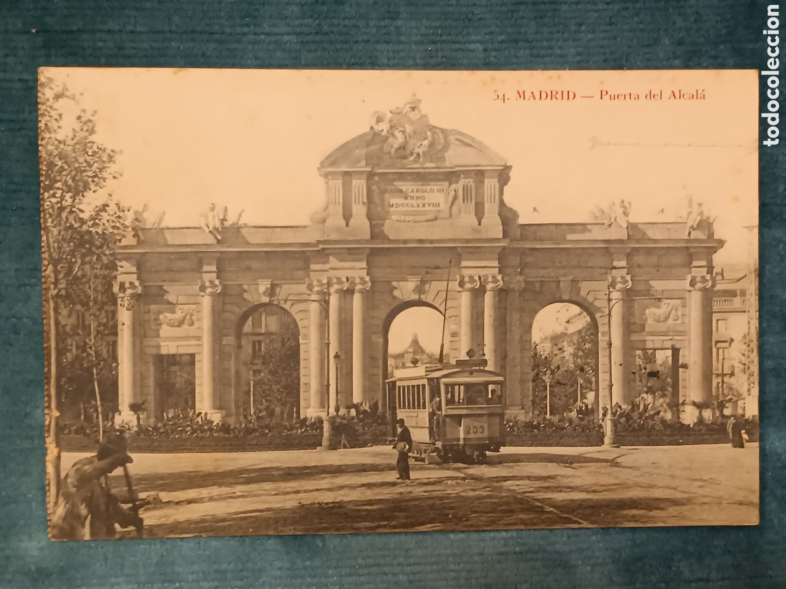 Postales: 54 MADRID. Puerta del Alcal&aacute;