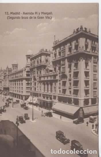 Postales: MADRID SIN ESCRIBIR AVENIDA PI I MARGALL