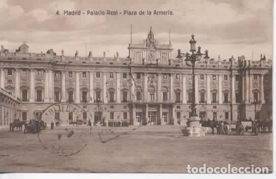 Postales: MADRID ESCRITA PALACIO REAL - Foto 1