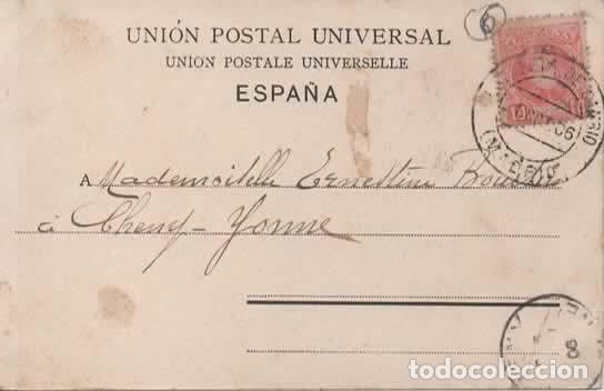 Postales: MADRID DORSO SIN DIVIDIR BOLSA DE COMERCIO - Foto 2