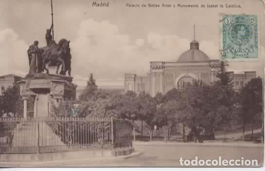 Postales: MADRID ESCRITA PALACIO BELLAS ARTES