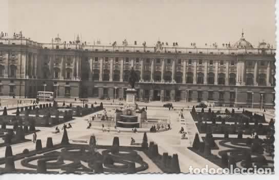 Postales: MADRID ESCRITA PALACIO REAL