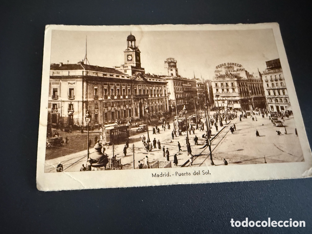 Postales: Postal. MADRID. PUERTA DEL SOL. Heliografica Espa&ntilde;ola