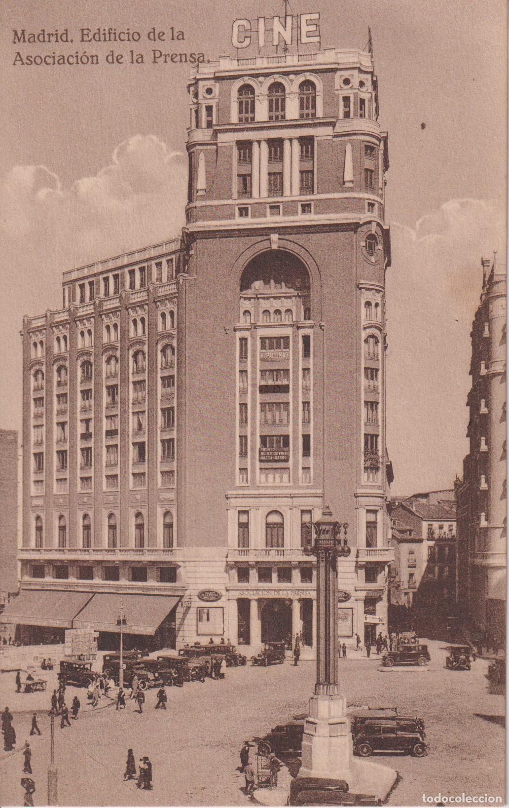 Postales: MADRID, EDIFICIO DE LA ASOCIACI&Oacute;N DE LA PRENSA &ndash; EDICI&Oacute;N GRANDES ALMACENES &ndash; S/C