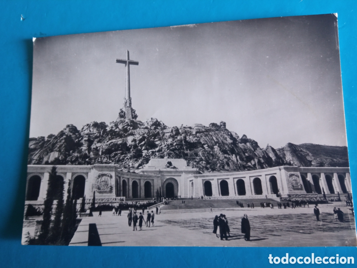 Postales: Antigua postal fotogr&aacute;fica, Santa Cruz del Valle de los Ca&iacute;dos