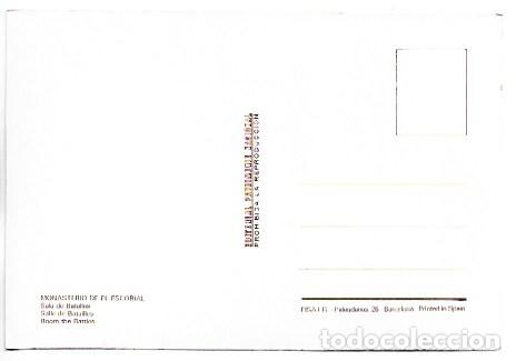Postales: &rdquo; SALA DE BATALLAS &rdquo;.- MONASTERIO DE EL ESCORIAL - Foto 2