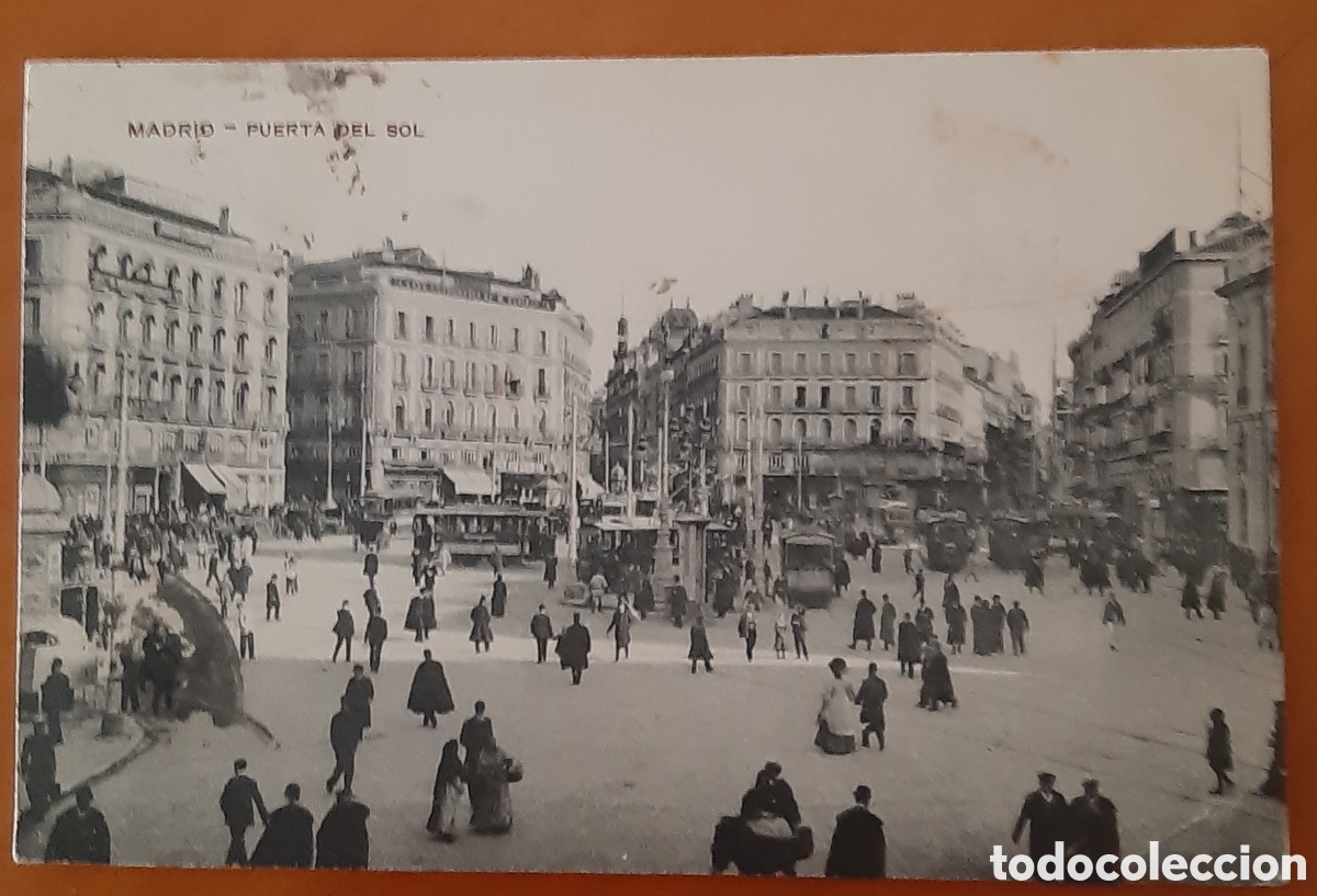 Postales: Postal Madrid. Puerta del Sol. Escrita y circulada. R1114