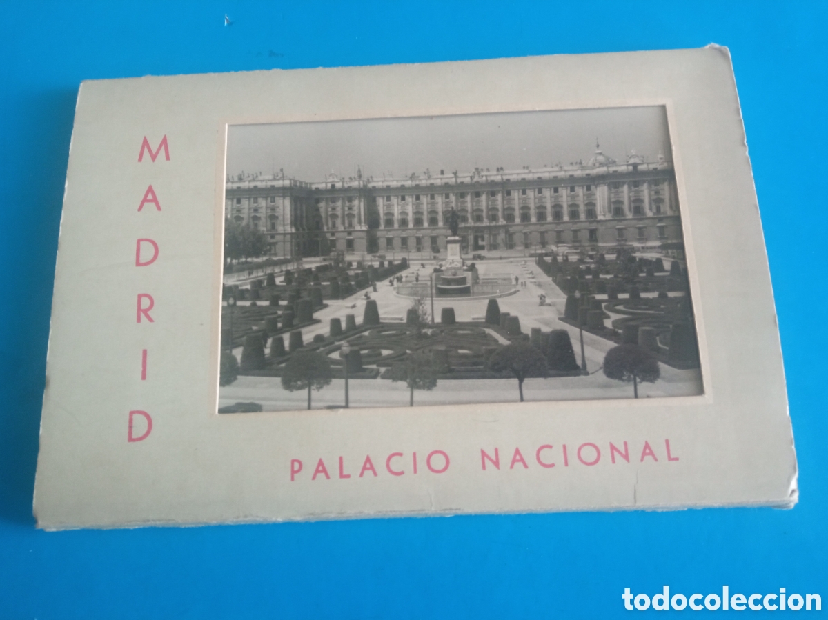 Postales: Antiguo acorde&oacute;n de 10 postales fotogr&aacute;ficas, Madrid, Palacio Nacional, Ediciones Patrimonio Naciona