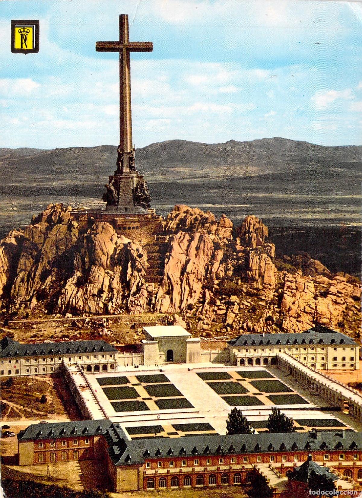 Postales: Postal del Valle de los Ca&iacute;dos, Monumento Nacional en Espa&ntilde;a