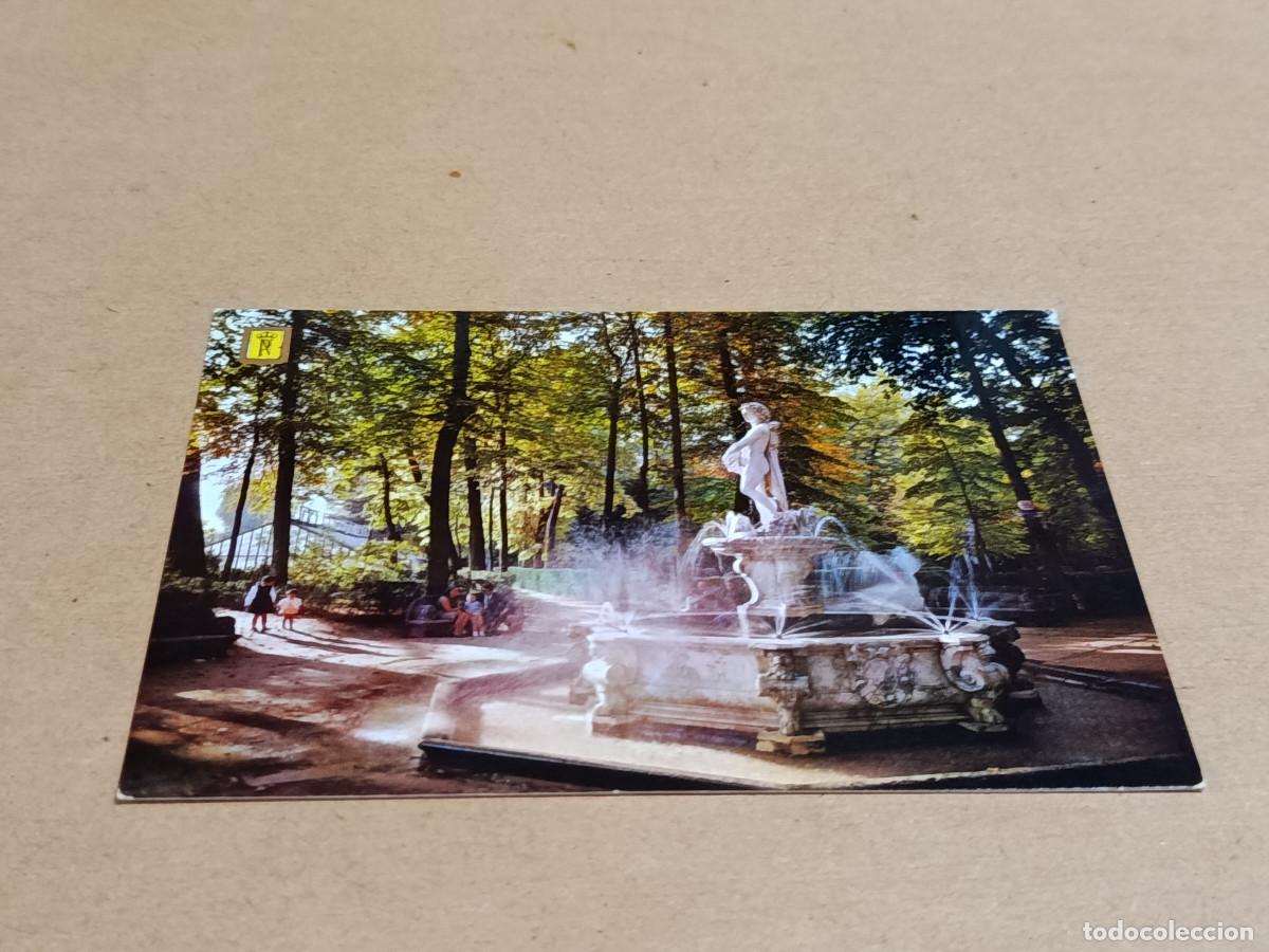 Postales: COMUNIDAD DE MADRID - POSTAL ARANJUEZ - JARD&Iacute;N DE LA ISLA - FUENTE DE APOLO