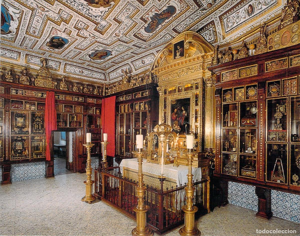 Postales: Postal del Real Monasterio de la Encarnaci&oacute;n en Madrid, Relicario