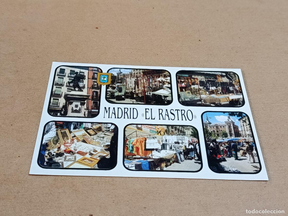 Postales: COMUNIDAD DE MADRID - POSTAL MADRID - EL RASTRO - DIVERSOS ASPECTOS