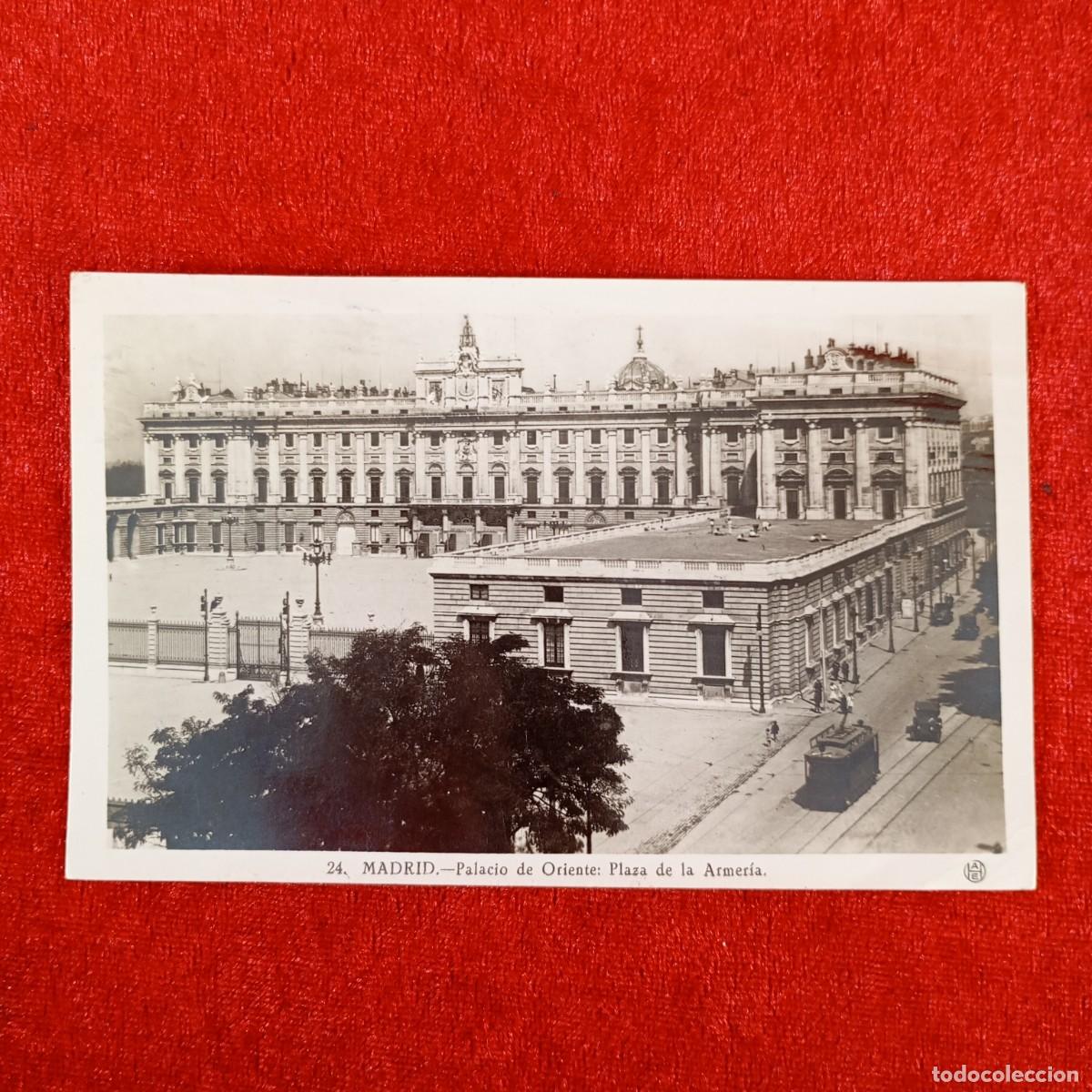 Postales: POSTAL - MADRID - PALACIO DE ORIENTE - PLAZA DE LA ARMER&Iacute;A - 24 - RAR&Iacute;SIMA / 858