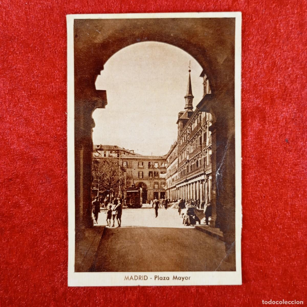 Postales: POSTAL - MADRID - PLAZA MAYOR - HUECOGRABADO MUMBR&Uacute; - RAR&Iacute;SIMA / 869