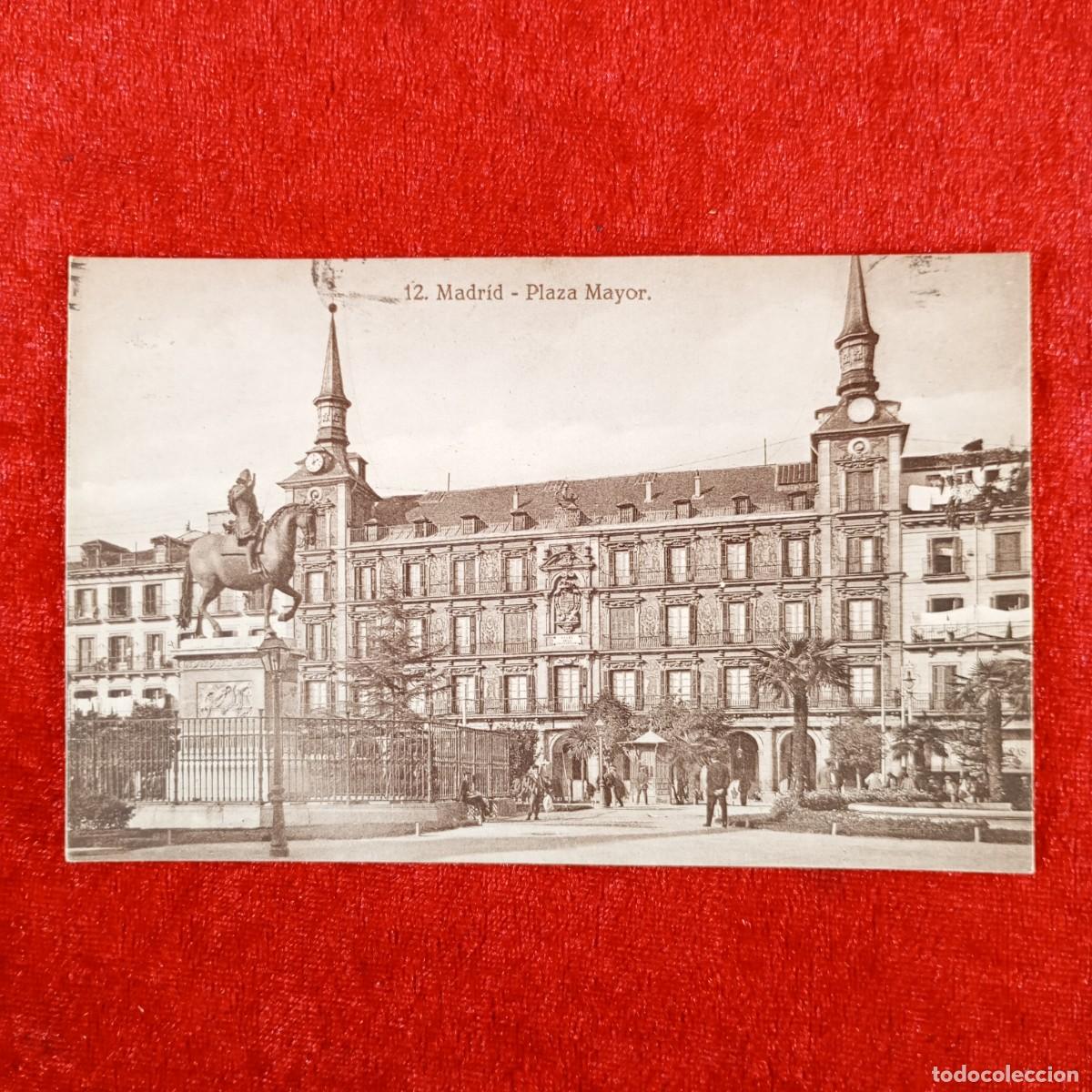 Postales: POSTAL - MADRID - PLAZA MAYOR - 12 - RAR&Iacute;SIMA / 931