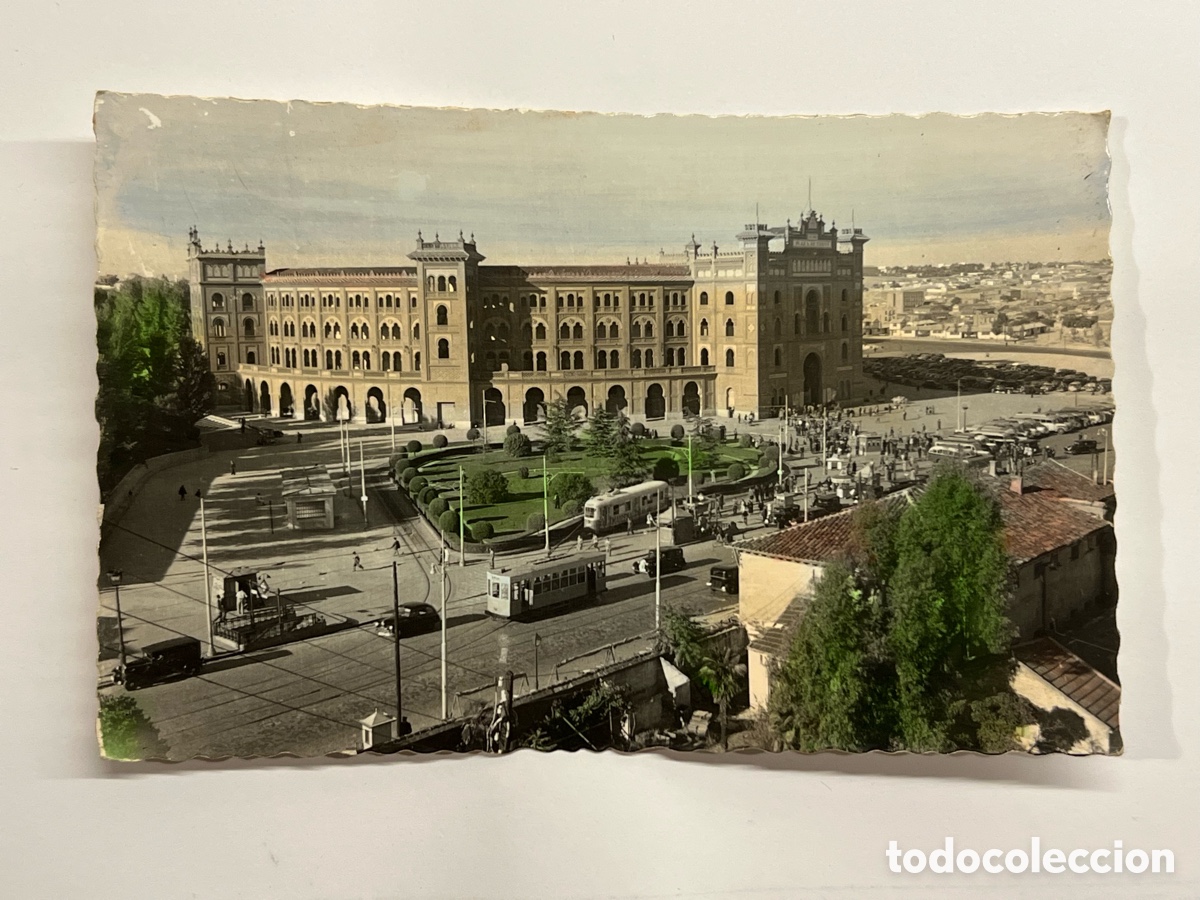 Postales: MADRID. Postal Plaza de Toros Monumental. Garc&iacute;a Garrabella (h.1960?) S/C
