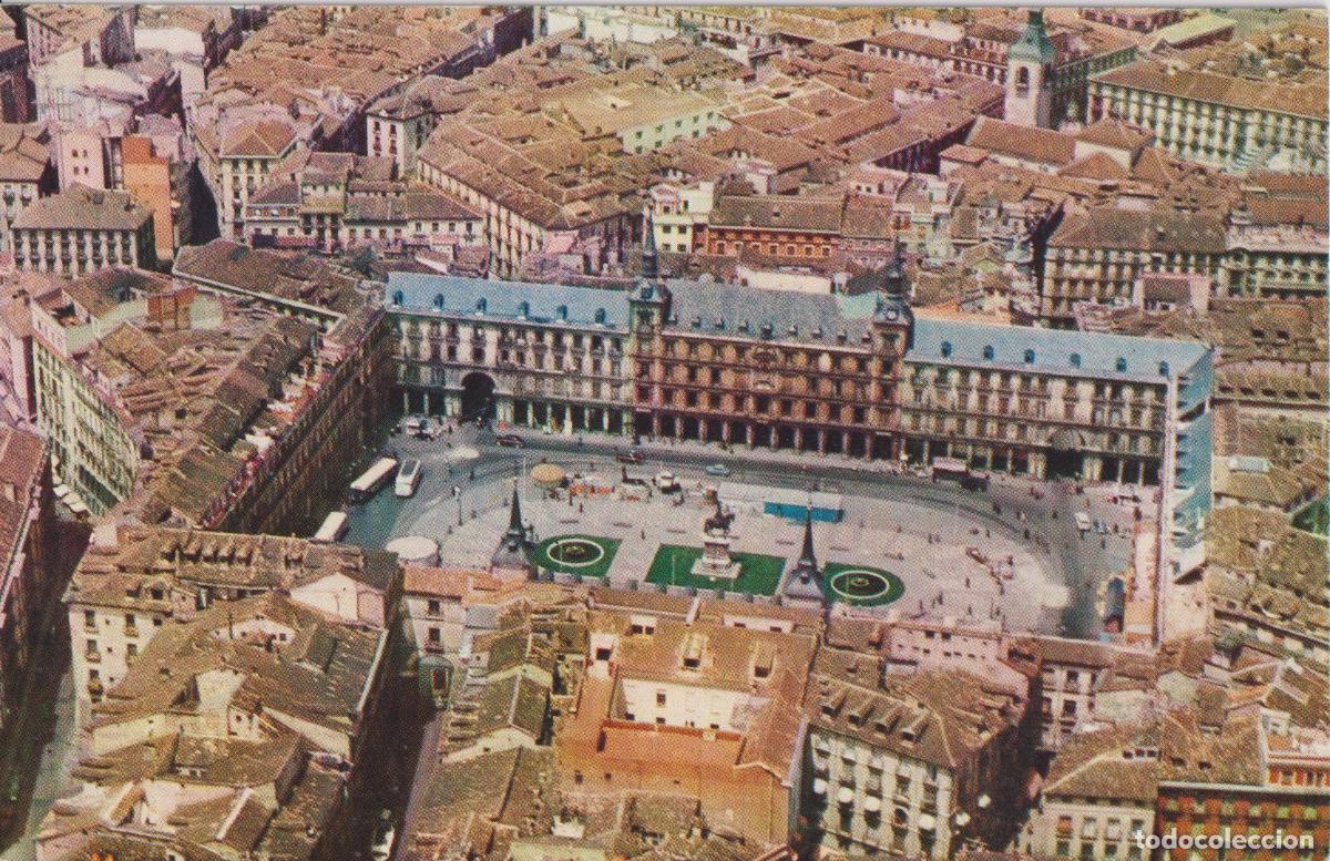 Postales: POSTAL IBERIA, MADRID, PLAZA MAYOR - FOTO A&Eacute;REA TAF - S/C