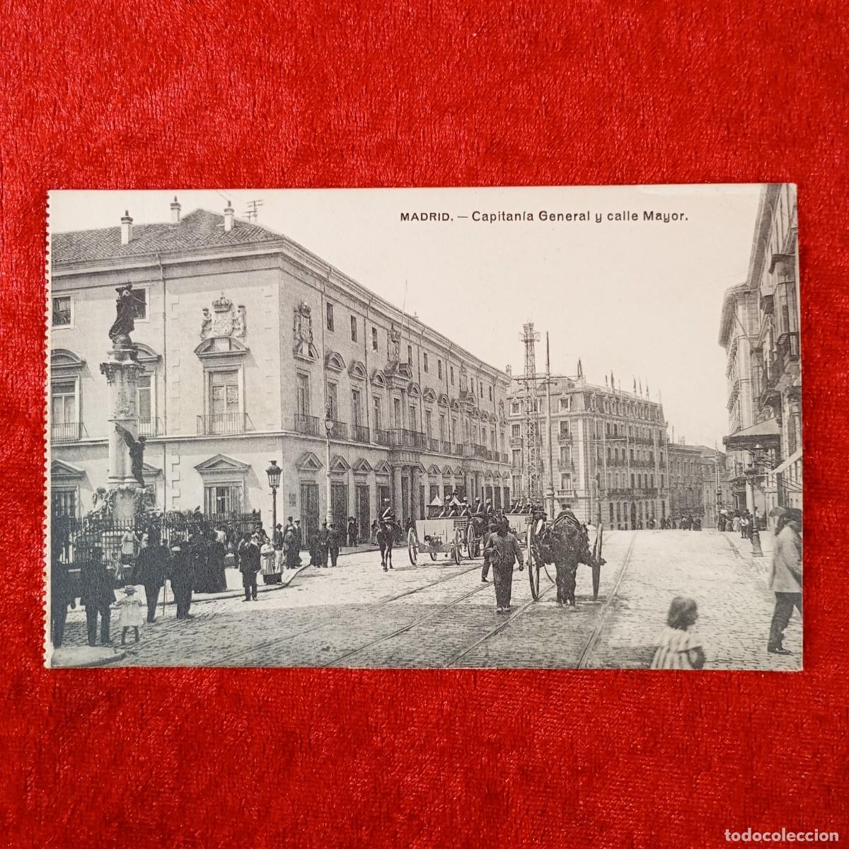 Postales: POSTAL - MADRID - CAPITAN&Iacute;A GENERAL Y CALLE MAYOR - LACOSTE - RAR&Iacute;SIMA / 1809