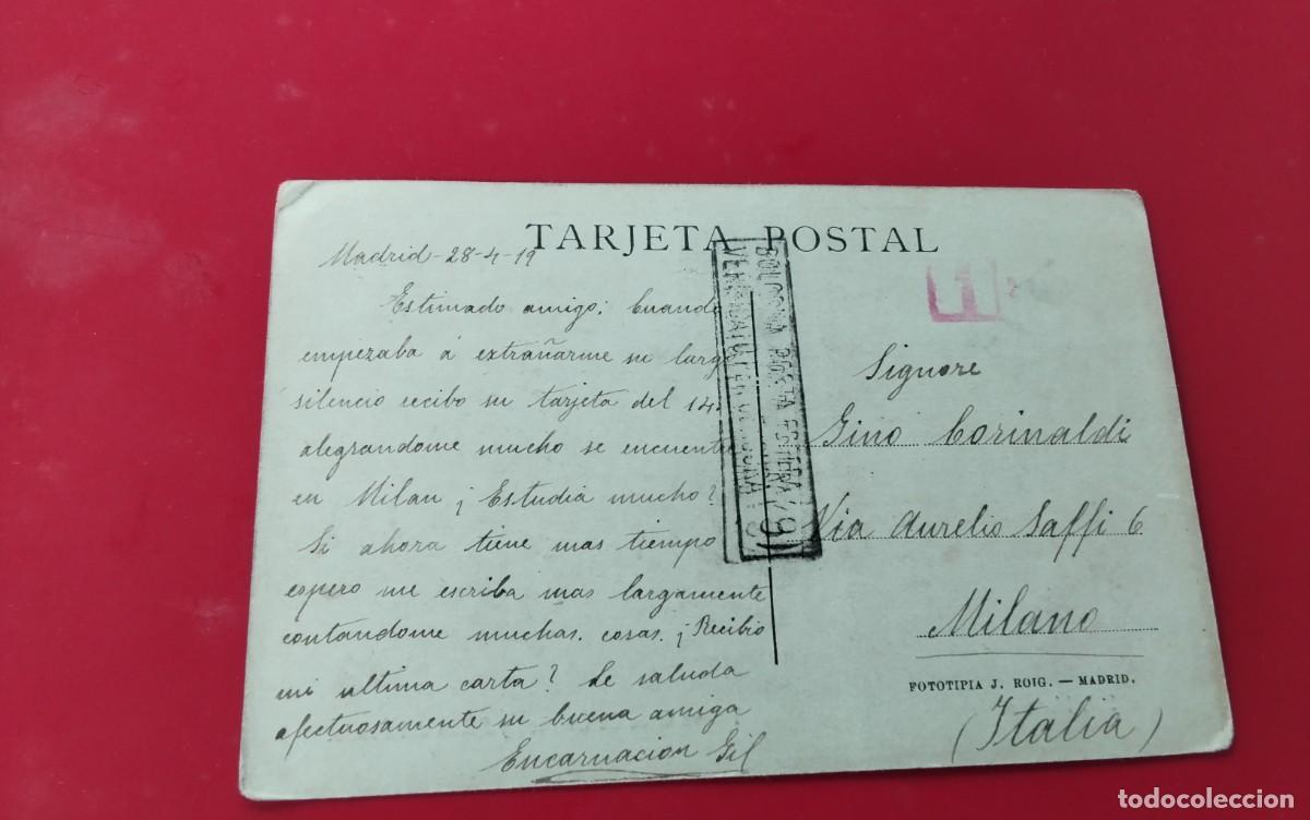 Postales: MADRID , POSTAL ANTIGUA , BLANCO Y NEGRO - Foto 3