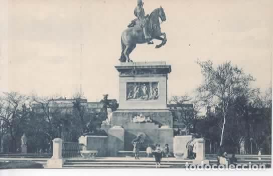 Postales: MADRID SIN ESCRIBIR ESTATUA DE FELIPE III