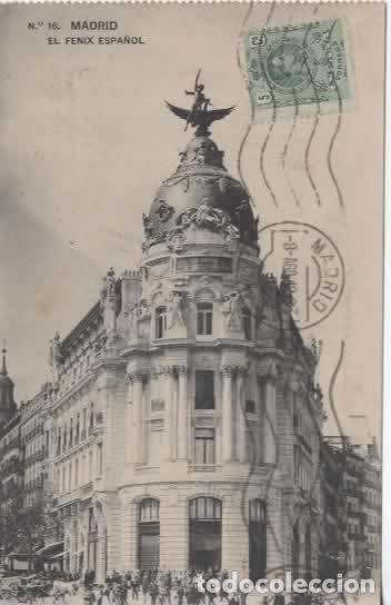 Postales: MADRID ESCRITA EL FENIX ESPA&Ntilde;OL