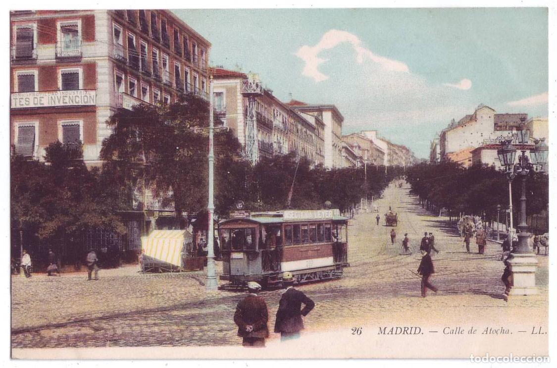 Postales: Madrid: Calle de Atocha. Levi Fils et Cie L.L. No circulada (A&ntilde;os 10)