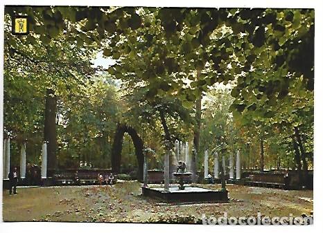 Postales: JARDIN DE LA ISLA. FUENTE DEL NI&Ntilde;O DE LA ESPINA.- ARANJUEZ