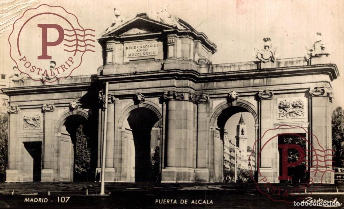 Postales: MADRID. Puerta De Alcal&aacute;