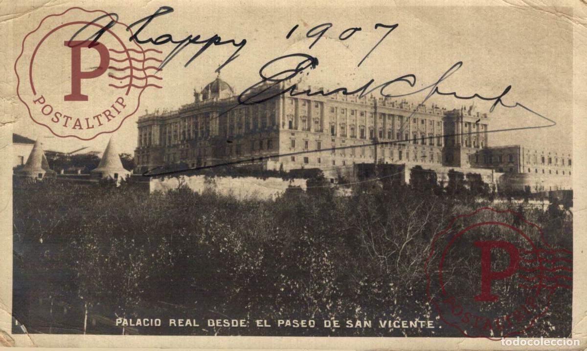 Postales: MADRID. Palacio Real Desde El Paseo De San Vicente