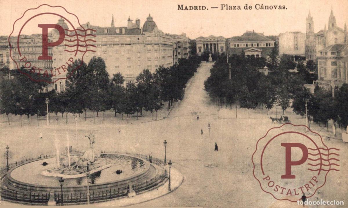 Postales: MADRID. Plaza De C&aacute;novas