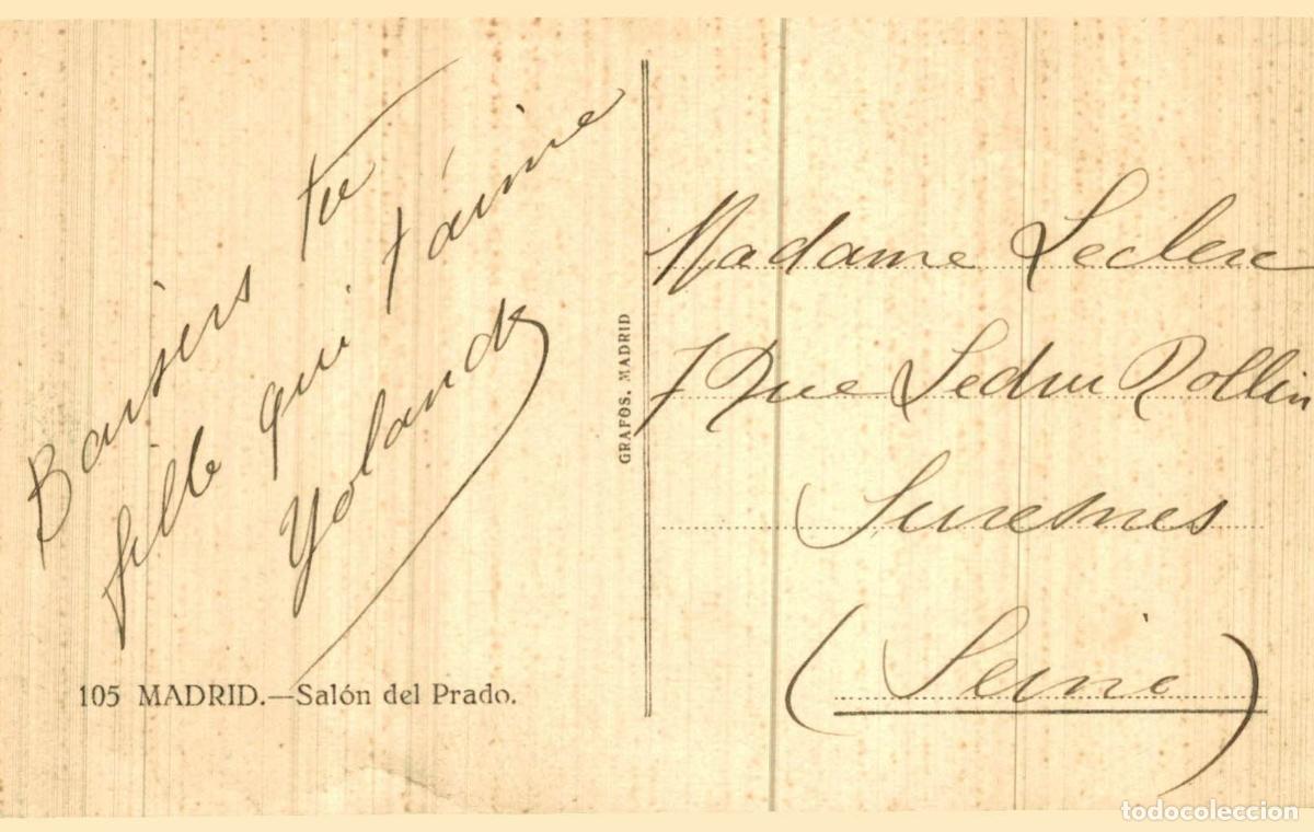 Postales: MADRID. Sal&oacute;n Del Prado - Foto 2
