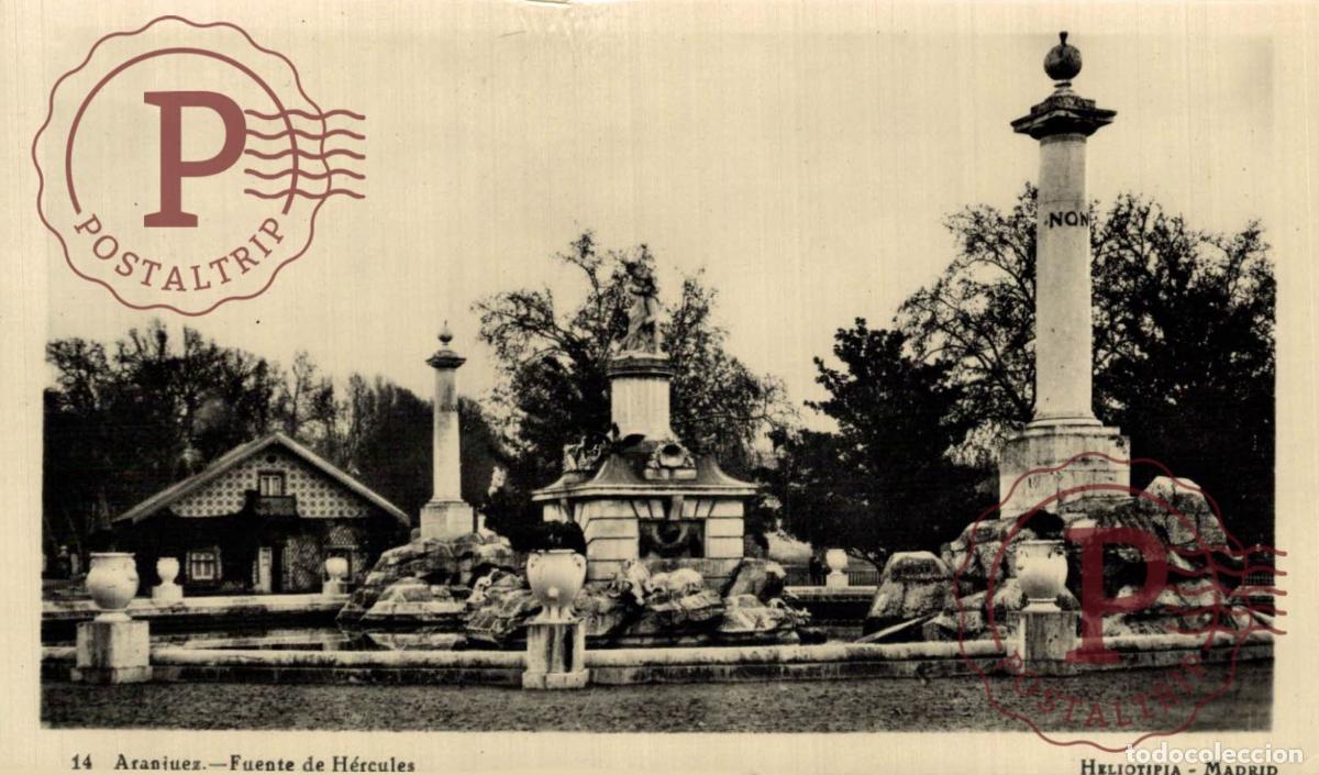 Postales: MADRID. Fuente De H&eacute;rcules