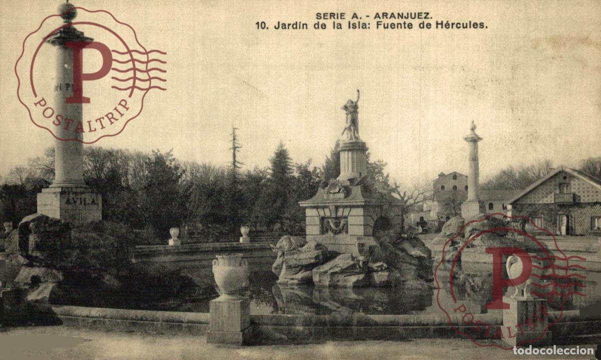 Postales: MADRID. Aranjuez - Jard&iacute;n De La Isla, Fuente De H&eacute;rcules