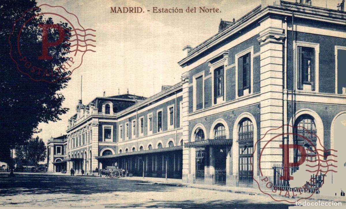 Postales: MADRID. Estaci&oacute;n Del Norte
