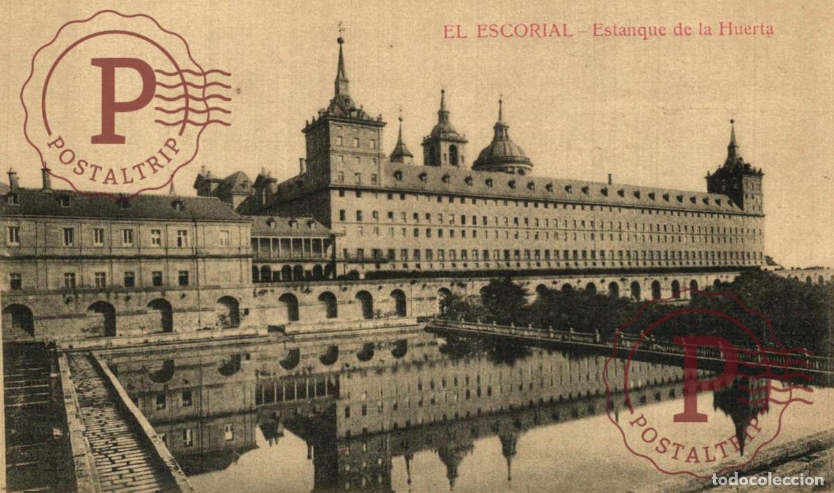 Postales: MADRID. El Escorial - Estanque De La Huerta