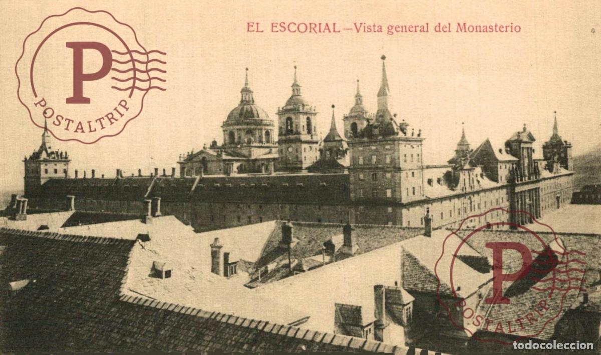 Postales: MADRID. El Escorial - Vista General Del Monasterio