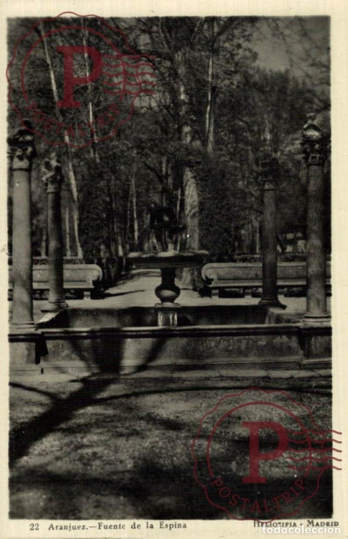 Postales: MADRID. Aranjuez - Fuente De la Espina