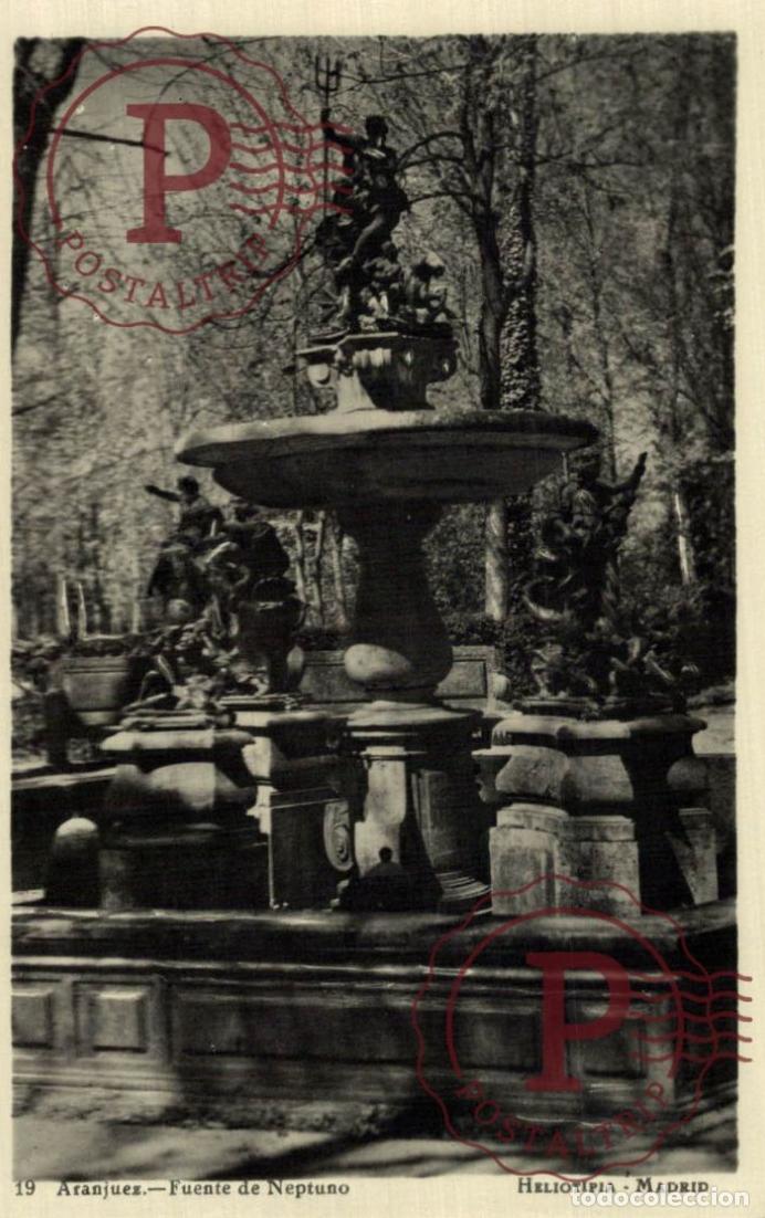 Postales: MADRID. Aranjuez - Fuente De Neptuno
