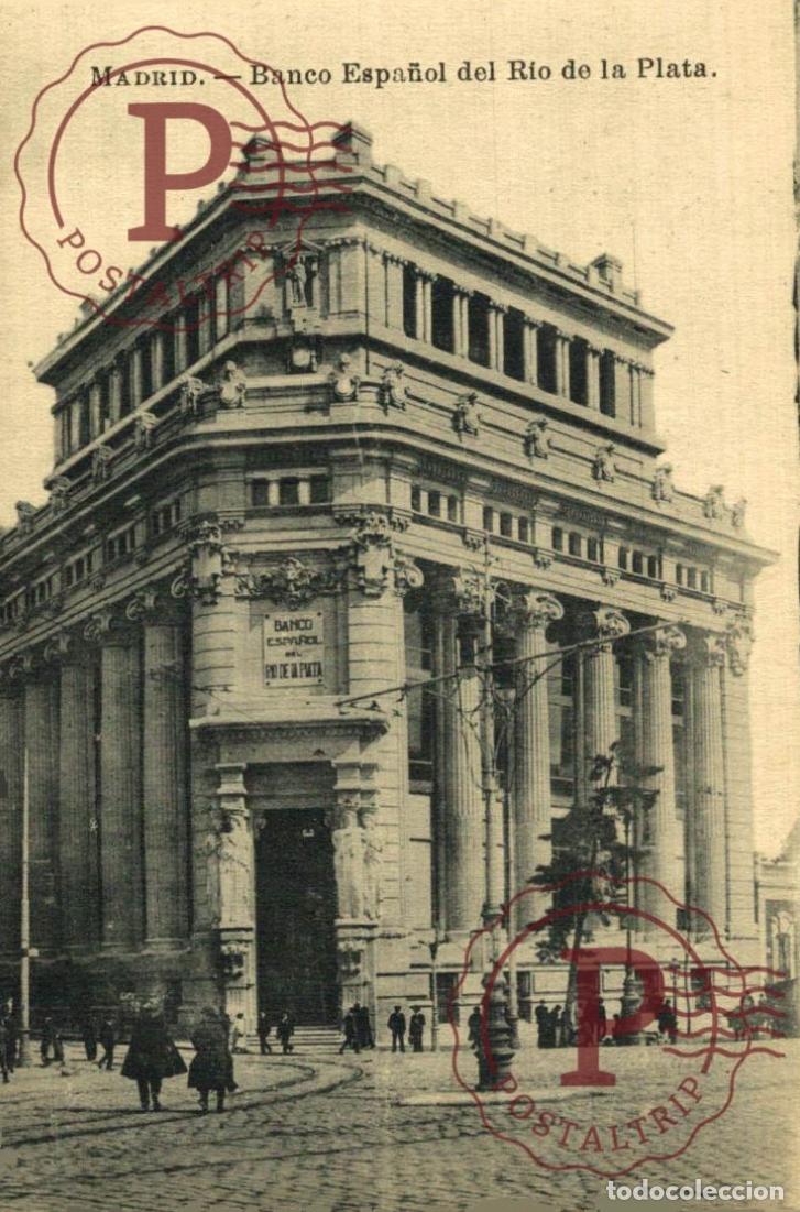 Postales: MADRID. Banco Espa&ntilde;ol Del R&iacute;o De La Plata