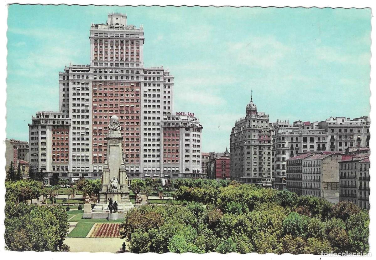 Postales: Postal Madrid. Edificio Espa&ntilde;a en la Plaza de Espa&ntilde;a. ref. 7-madrid159