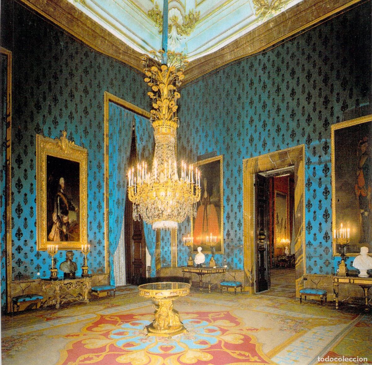 Postales: Postal del Palacio Real de Madrid: Antec&aacute;mara Oficial