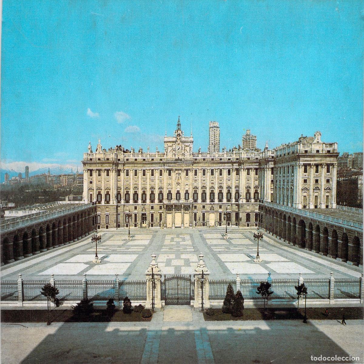 Postales: Postal del Palacio Real de Madrid, Fachada Principal
