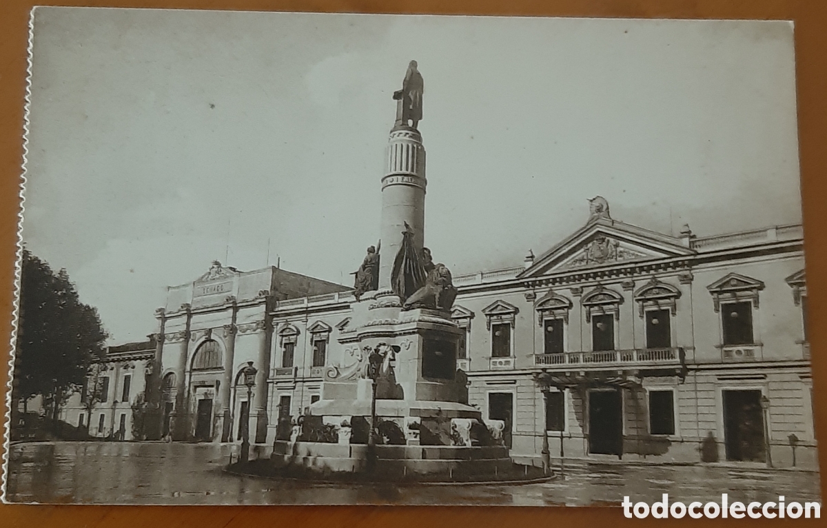 Postales: Postal Madrid. Monumento a C&aacute;novas del Castillo y Senado. Sin escribir. R1156