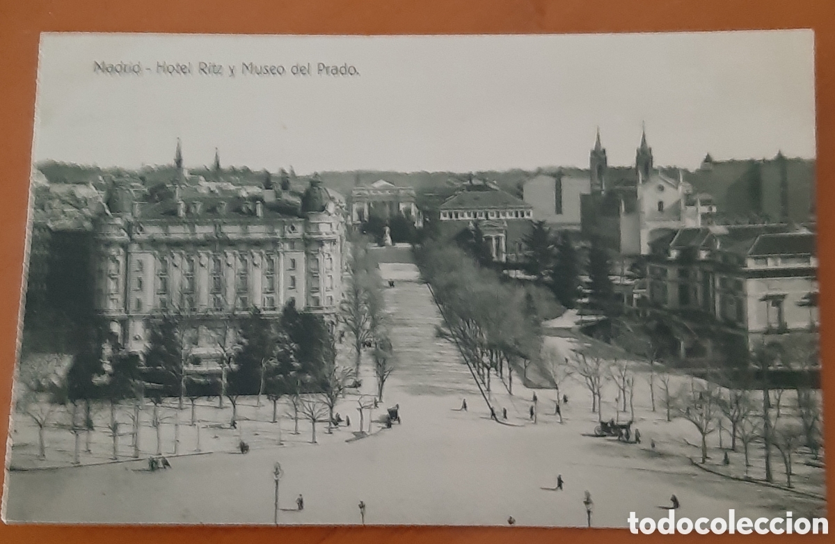 Postales: Postal Madrid. Hotel Ritz y museo del Prado. Sin escribir. R1158
