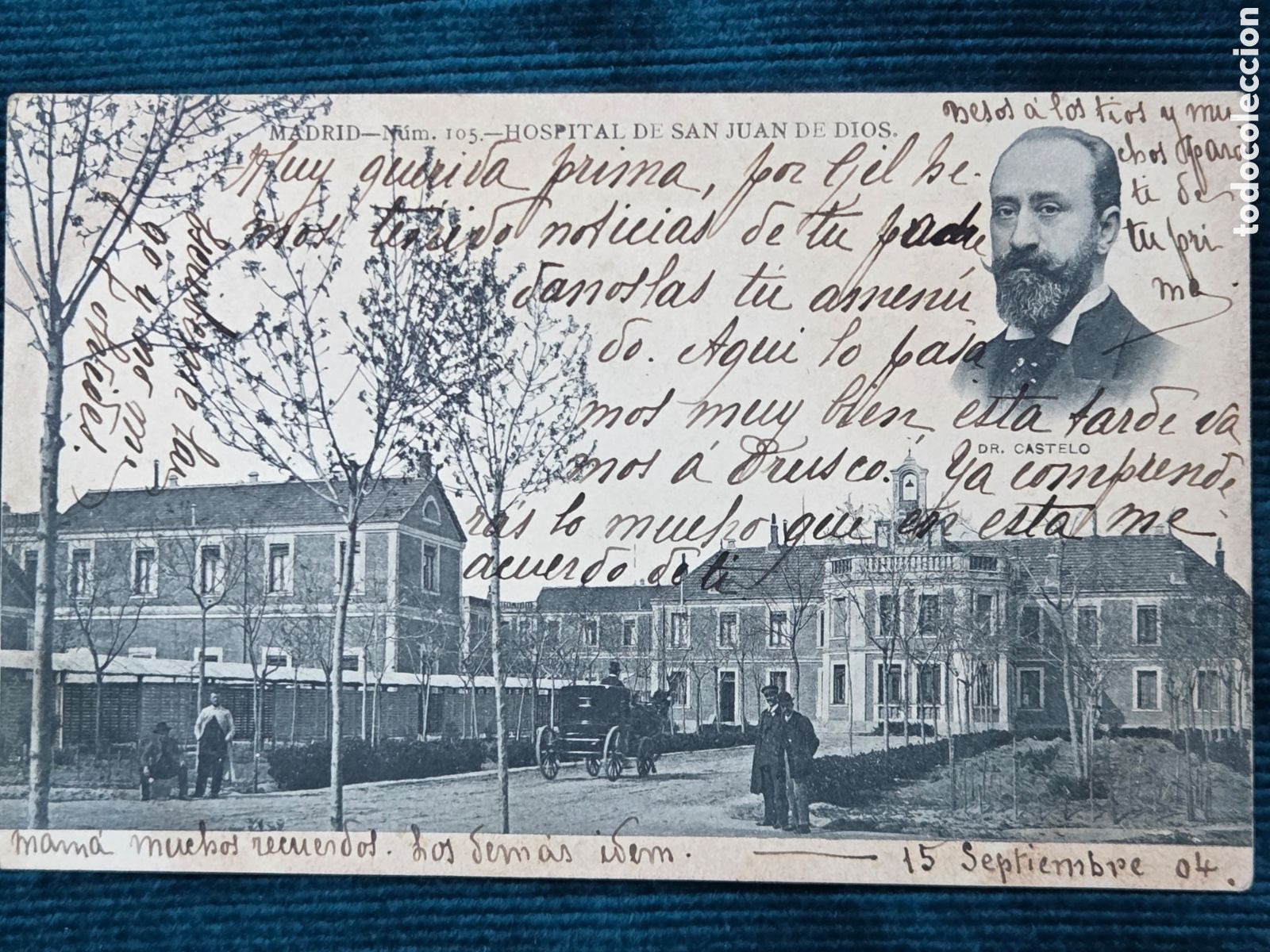 Postales: Madrid, 1904 HOSPITAL SAN JUAN DE DIOS
