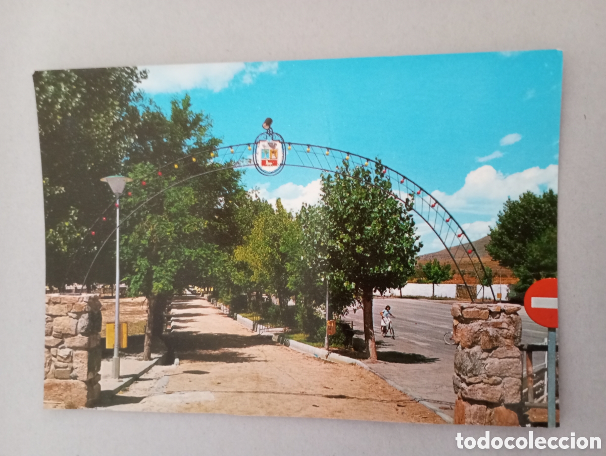 Postales: Postal San Rafael Paseo de la Panera .Estaci&oacute;n del Espinar sin. Circulat