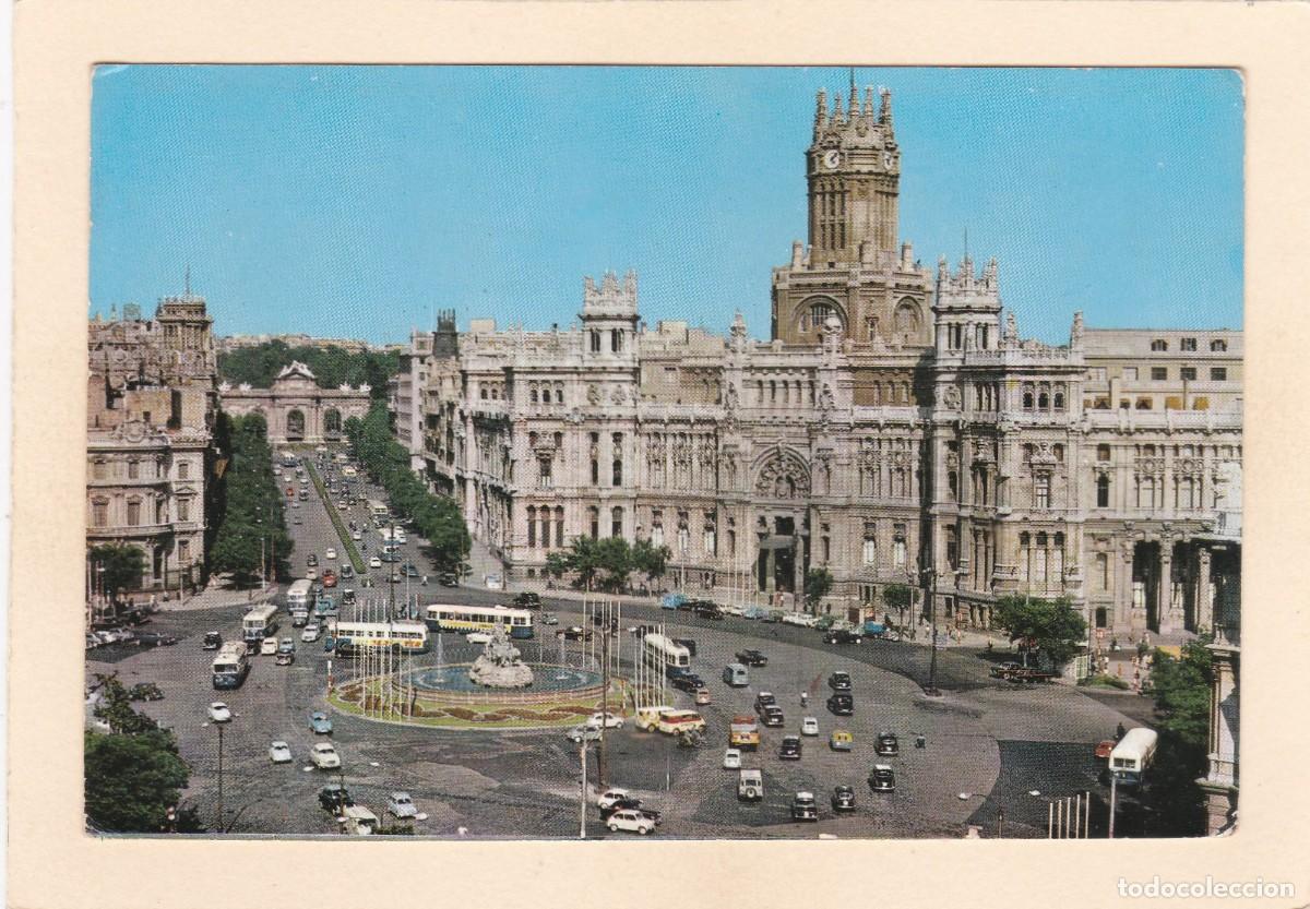 Postales: MADRID. CIBELES Y CASA DE CORREOS (1960)
