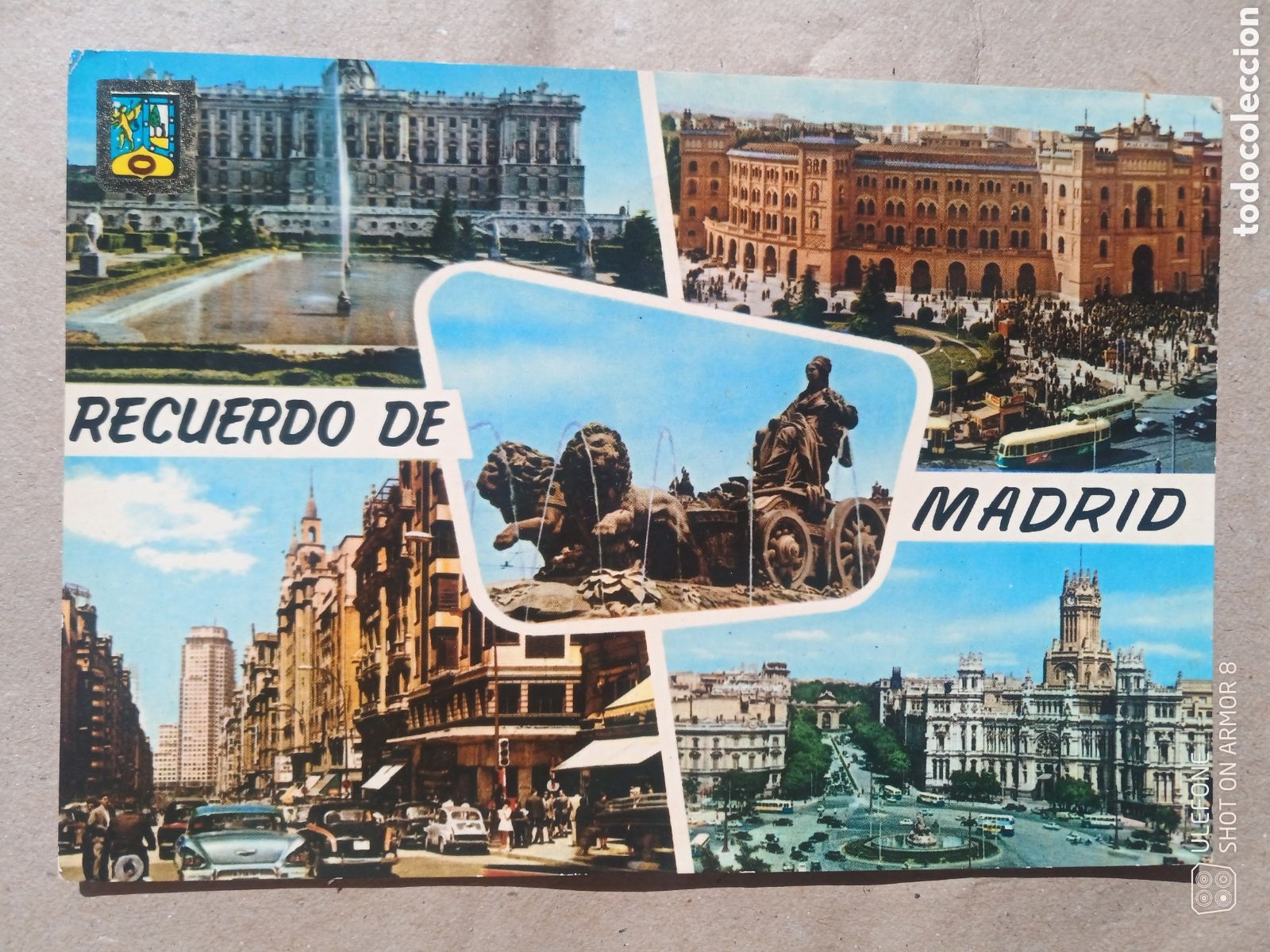 Postais: Postal n&deg; 50 MADRID - Palacio Real - Plaza de Toros - Escrita.