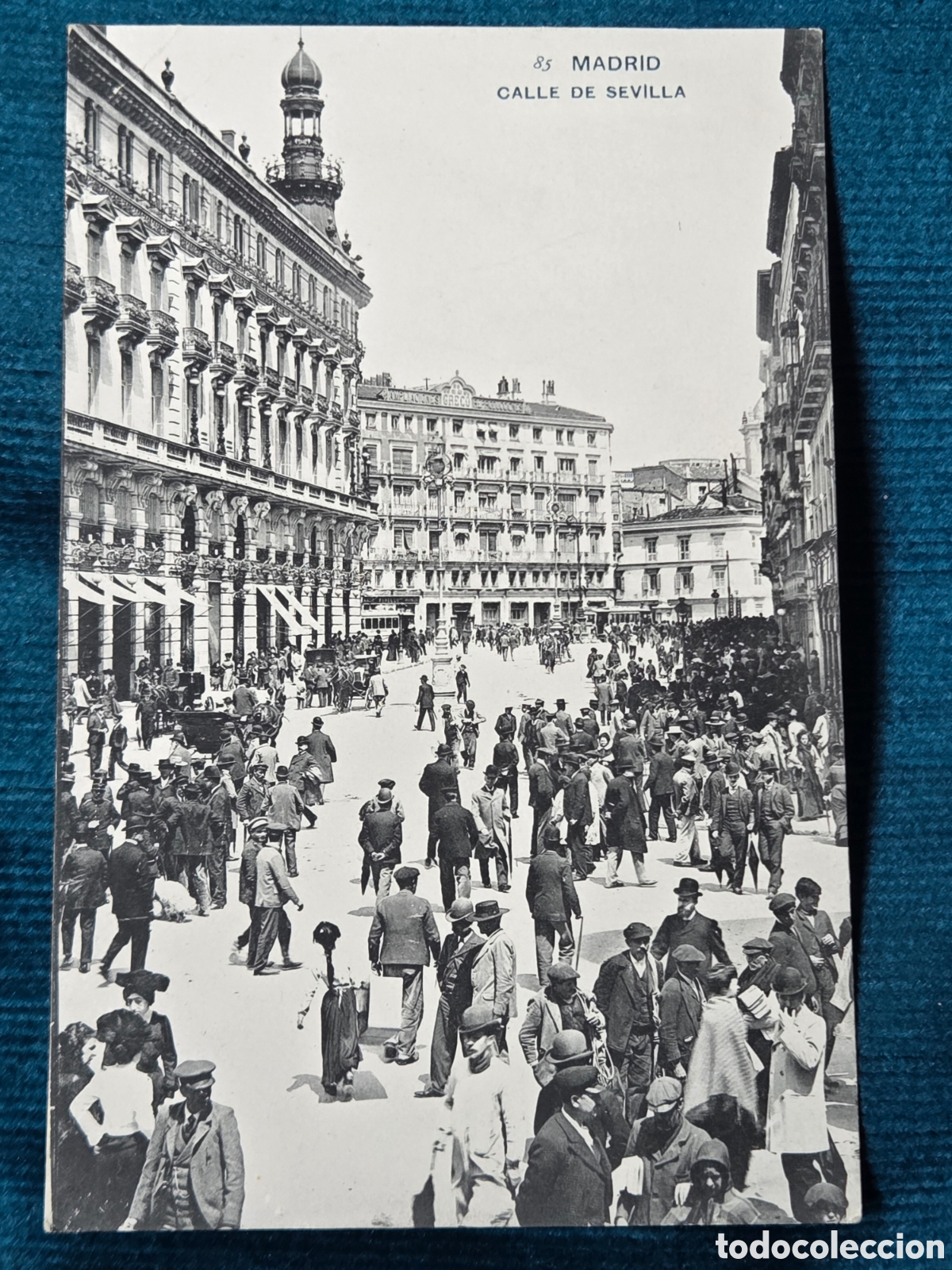Postales: Madrid CALLE SEVILLA Sin circular.